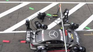 Watch A Mercedes Race Car Nearly Decapitate A Crew Member With An Air Line